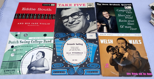 JOB LOT VINYL JAZZ EPs x 26 Dutch Swing College Band Alex Welsh Dave Brubeck etc