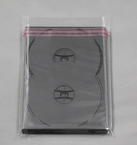 700 Schutzhüllen aus Folie mit Verschluss für DVD-Hüllen 14 mm, 152 mm X 203 mm - Bild 3 von 5