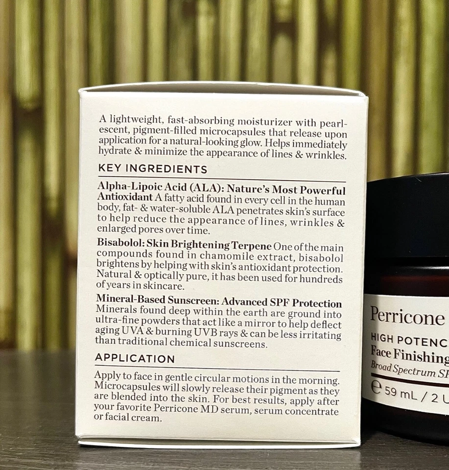 Увлажняющий и укрепляющий тонированный крем для лица Perricone MD High Potency 2 унции - Изображение 2 из 3