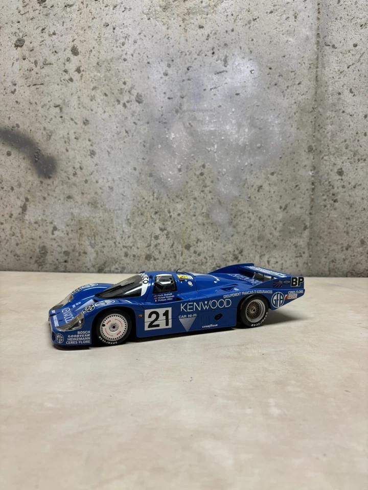 MINICHAMPS 1/18 Scale - 1983 Porsche 956 Kenwood - #21 Mario Andretti Le Mans - Image 4 of 4