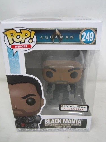 FUNKO POP BLACK MANTA #249 FIGURE DC HEROES AQUAMAN REGAL CINEMAS EXCLUSIVE