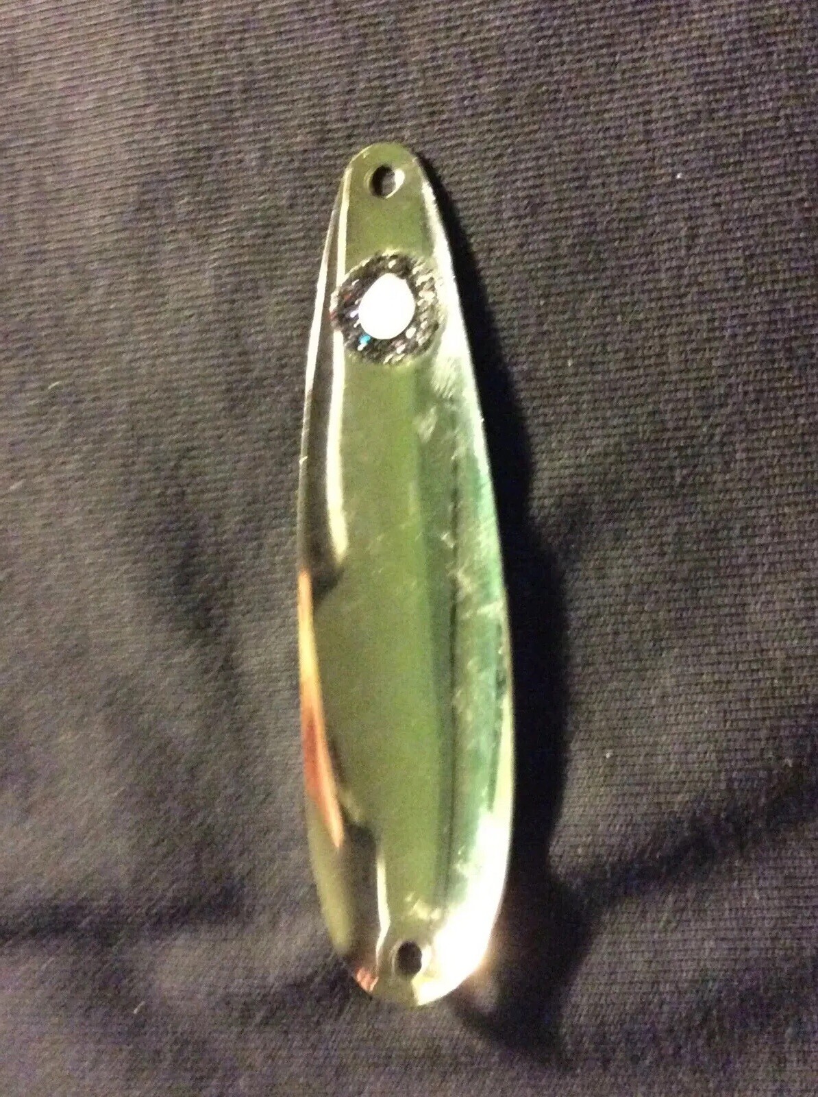 High Percentage Salmon Trolling Spoon With Hyper Vis Tape Not Paint 4 3/4”