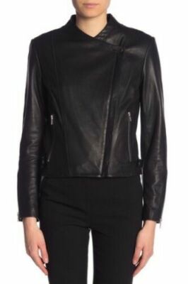 theory black leather jacket