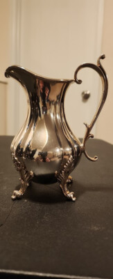 Reed & Barton Mini Creamer and Open Sugar. Winthrop pattern