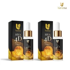 2X Yuriena HYA 4D Booster Natural Facial Serum Brighten Reduce Dark Spots 20 ml.