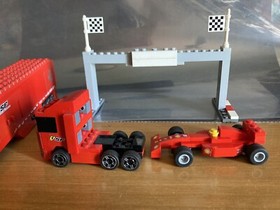 Lego Team Ferrari 8153 Racers mini set official truck transport carrier f1 race