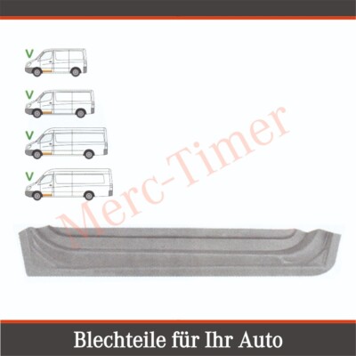Reparaturblech Innentür untere Türblech Mercedes Sprinter 2006-2018 Links Fahrer