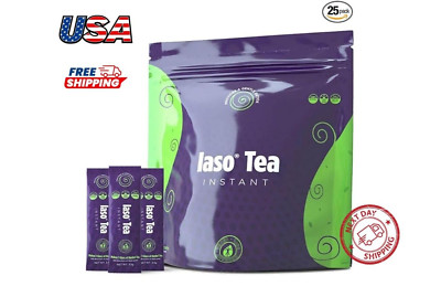 (Pack of 2) Iaso Natural Detox Instant Herbal Healthy Weight Loss Tea-25 Sachets
