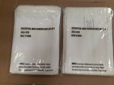 Mens Handkerchiefs 2 Sets Of 8 White total of 16 pcs