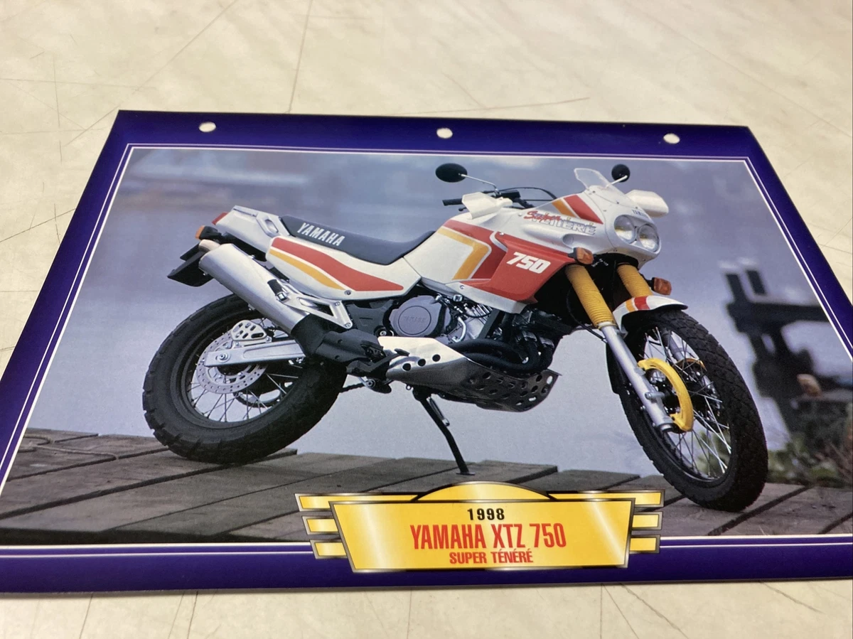 Yamaha XTZ750 Super T n r 750 XTZ Form Card Motorbike Passion Collection Atlas