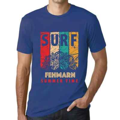 Men's Graphic T-Shirt Summer Time Surf In Fehmarn Eco-Friendly Limited Edition
