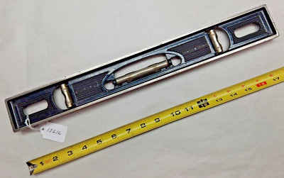 Level, STANLEY No. 36 Nice Machinists / Carpenters 18'' Cast Iron Level, 3 vials