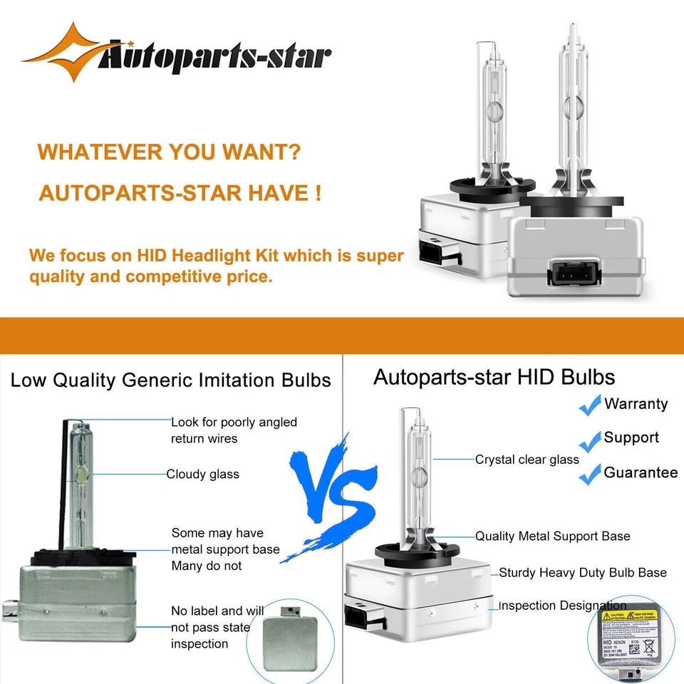 Bombillas de xenón D1S HID para BMW E90 E92 E93 328i 335i 323i 325Xi 330Xi 6000K blancas Foto 2 de 4