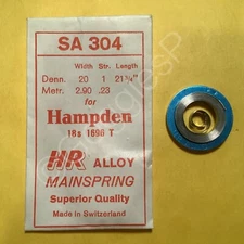 NOS Mainsprings for Hampden Watches - Select A Style/Size