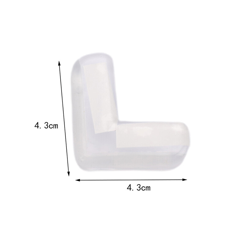 4pcs Silicone Baby Safety Protector Furniture Corner Cover