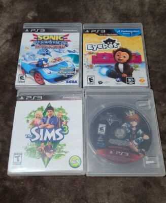 PS3 Sonic & All Stars Racing Transformed-The Sims3-EyePet-Kingdom HeartsHD 1.5RM