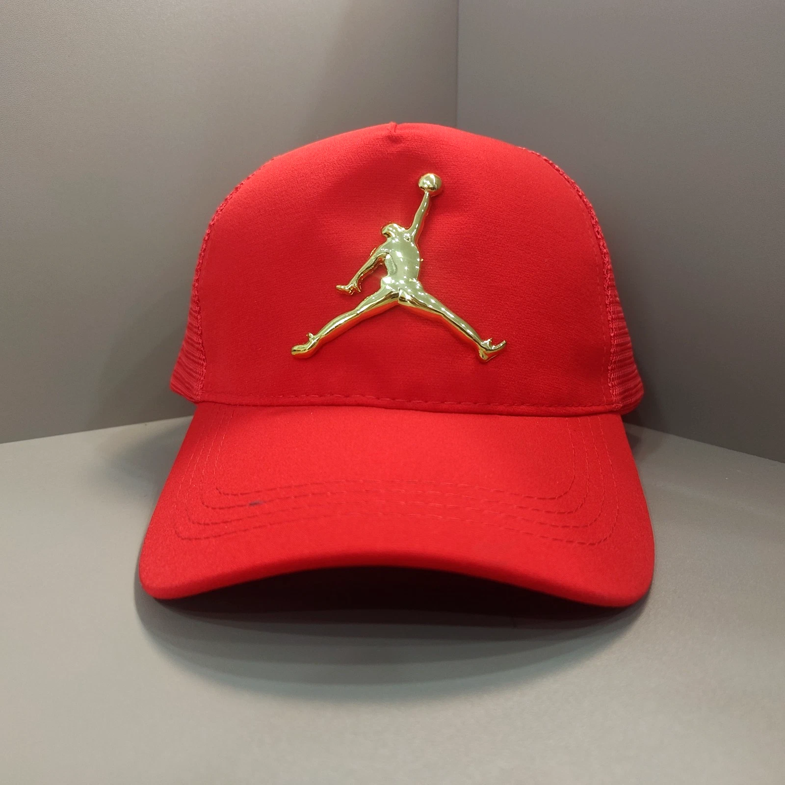 Jordan Unisex Outdoor Sports Gold Label Red Mesh Baseball Cap Adjustable
Opens in a new window or ta