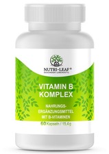 B Vitamin Complex High Dose with B12, B6, Folic Acid & B1, Capsules