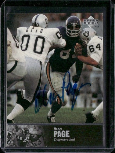 Alan Page [Autograph] #AL-58 1997 Upper Deck Legends card