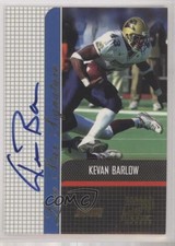 2001 Stadium Club Lone Star Signatures Kevan Barlow #LS-KB Auto 05ov