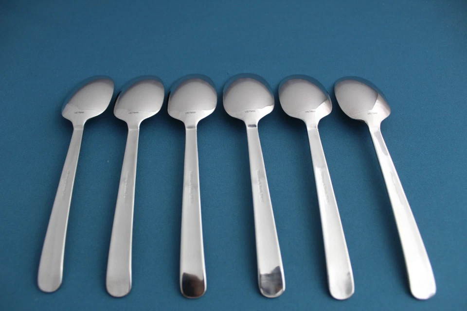 6 cucharaditas Villeroy & Boch CELESTE 18/10 acero inoxidable Vietnam NUEVO 6 1/8" Foto 4 de 4