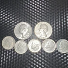 90% Silver Lot 2 Quarters & 5 Dimes Pre-1965 Junk Silver Bullion $1 FV   stack!!