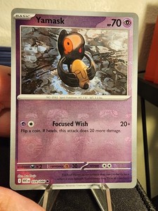 Pokemon Yamask 039/086 SV: White Flare Master Ball Reverse English