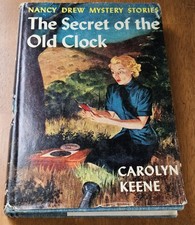 Product Image: VINTAGE Circa 1956 Nancy Drew #1 The Secret of the Old Clock Carolyn Keene DJ