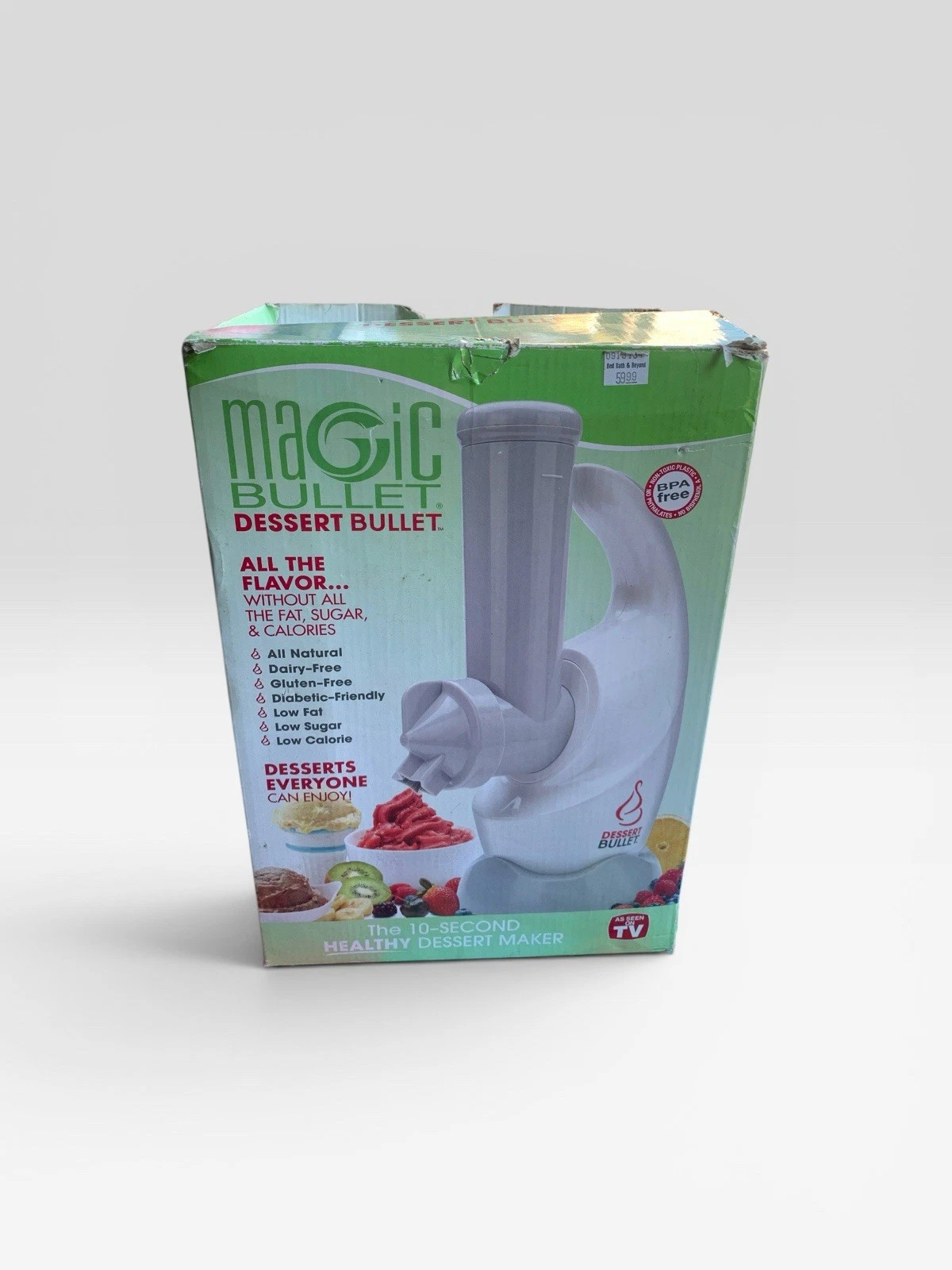 Magic Bullet Dessert Blender 10 Second Healthy Dessert Maker Open Box DB-0101