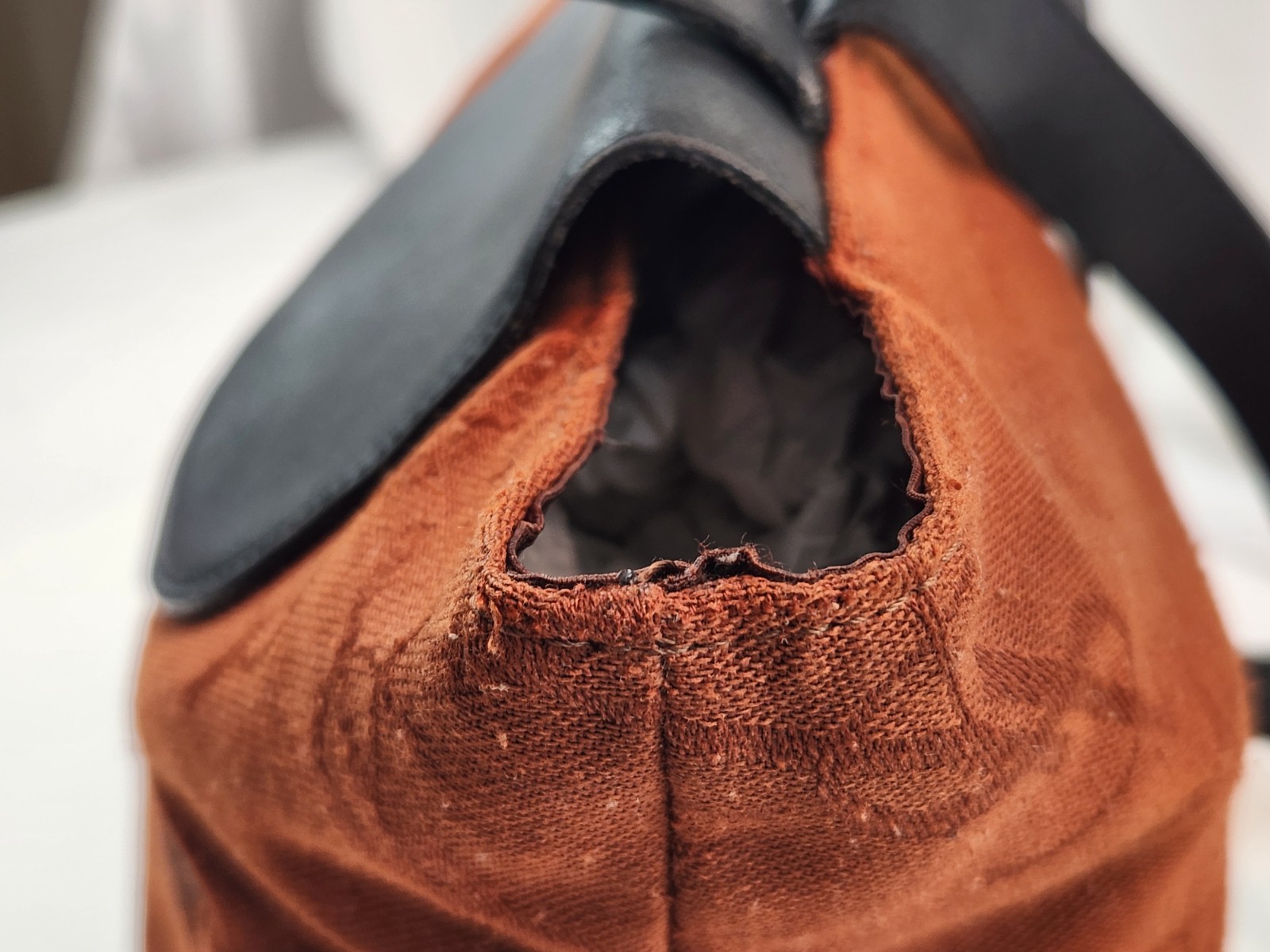 Authentic Yves Saint Laurent Backpack Ruby Red Ba… - image 11