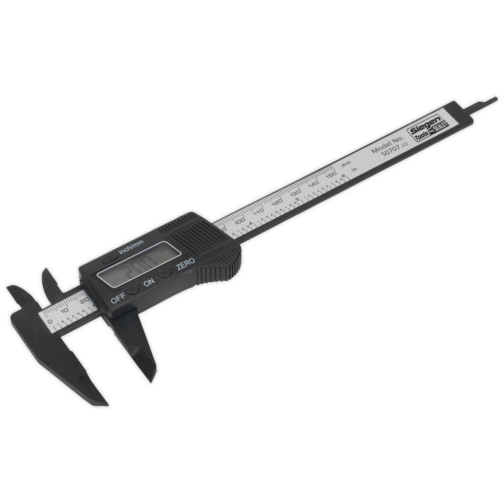 Siegen Digital Electronic Vernier Caliper 0-150mm/0-6""