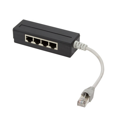 Ethernet Netzwerk RJ45 LAN Verteiler Splitter CAT 1 Zu 4 Port Adapterkabel DSL