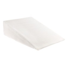 Lavish Home Wedge Pillow Memory Foam with Bamboo Cover - IVORY