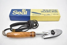 Vintage SEAL Sealector Tacking Iron with Original Box- Tested