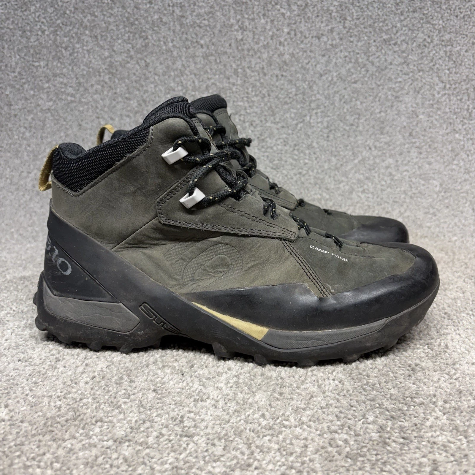 Five Ten Camp Four Gore-Tex Boots Men Size 11.5 Brown Black Hiking Mountain 5.10