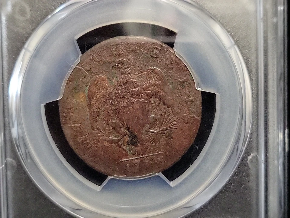 1788 Massachusetts Colonial Copper Cent PCGS VF Detail | Period | See Pics - Image 4 of 4