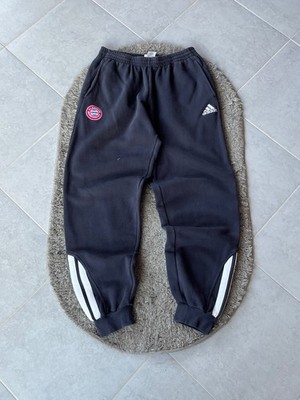 Vintage Cotton Pants Adidas Soccer Football BAYERN MUNICH - Color Blue - Size L