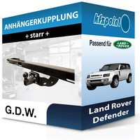 für Land Rover Defender 09.2019-Jetzt G.D.W. AnhäNgerkupplung Starr Neu
