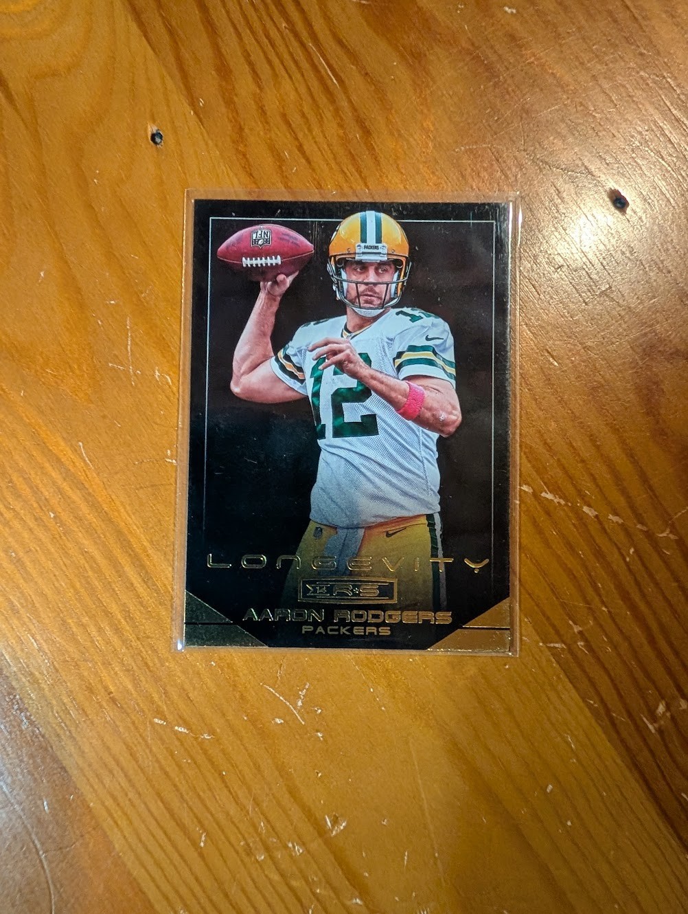 2014 Panini Rookies & Stars Football Aaron Rodgers #76 Longevity Gold