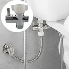 7 8 X 7 8 X 1 2 Inch For Toilet Bidet T Valve Adapter with Brass Construction