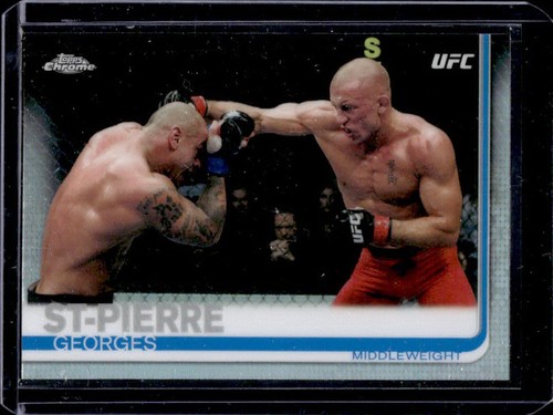 2019 Topps Chrome UFC Georges St-Pierre Refractor #5