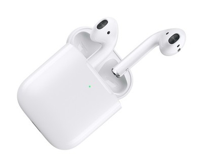 Apple AirPods 2 White with Wireless Charging Case In Ear