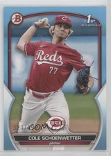 2023 Bowman Draft Sky Blue 321/499 Cole Schoenwetter #BD-116 19wt