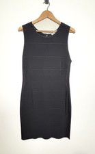 Calvin Klein Black Sleeveless Bodycon Sheath Dress – Classic Little Black Dress