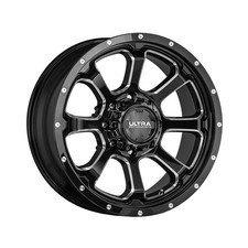 (1) Ultra 219BM Nemesis 17X9 6X135 / 6X5.50 106.10 Hub +12 Offset Black Wheel