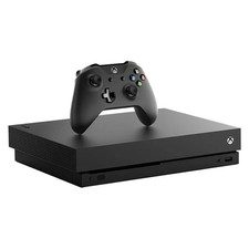 Microsoft Xbox One X 1TB Black Console With Controller And Power Supply