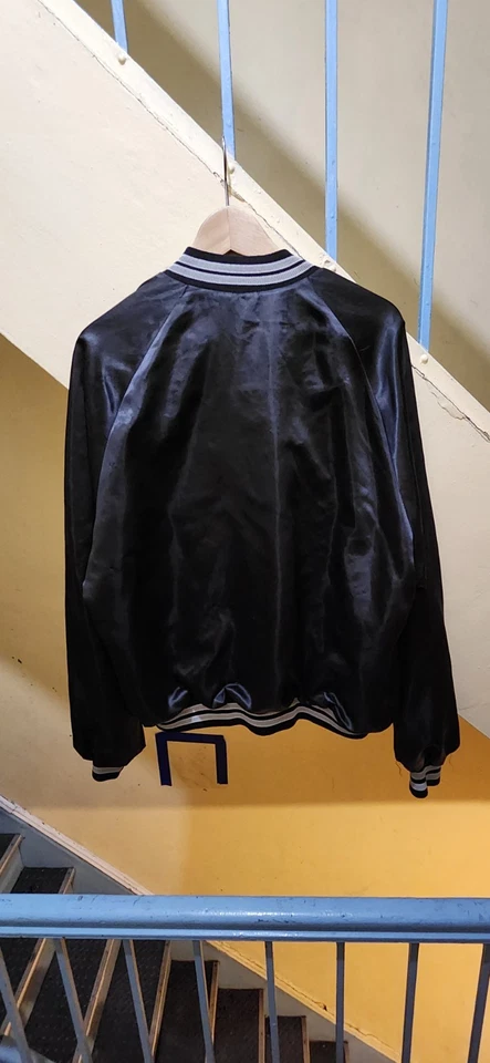 Chaqueta negra vintage 1992 Los Angeles Raiders Locker Line adulto XL Oakland Vegas Foto 2 de 3