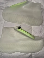 SNOW ICE GRIPS OVER SHOE/BOOT TRACTION CLEAT SPIKES-Sz M-SILICONE SHOE COVER-NEW