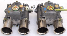 WEBER 45 DCOE TYPE 9 CARBURETTORS GENUINE PAIR FACTORY SPEC HISTORIC /ROAD /RACE