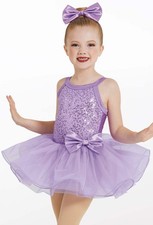 Dance Costume Small Child Purple Weissman 12410 Jazz Sequin Tutu